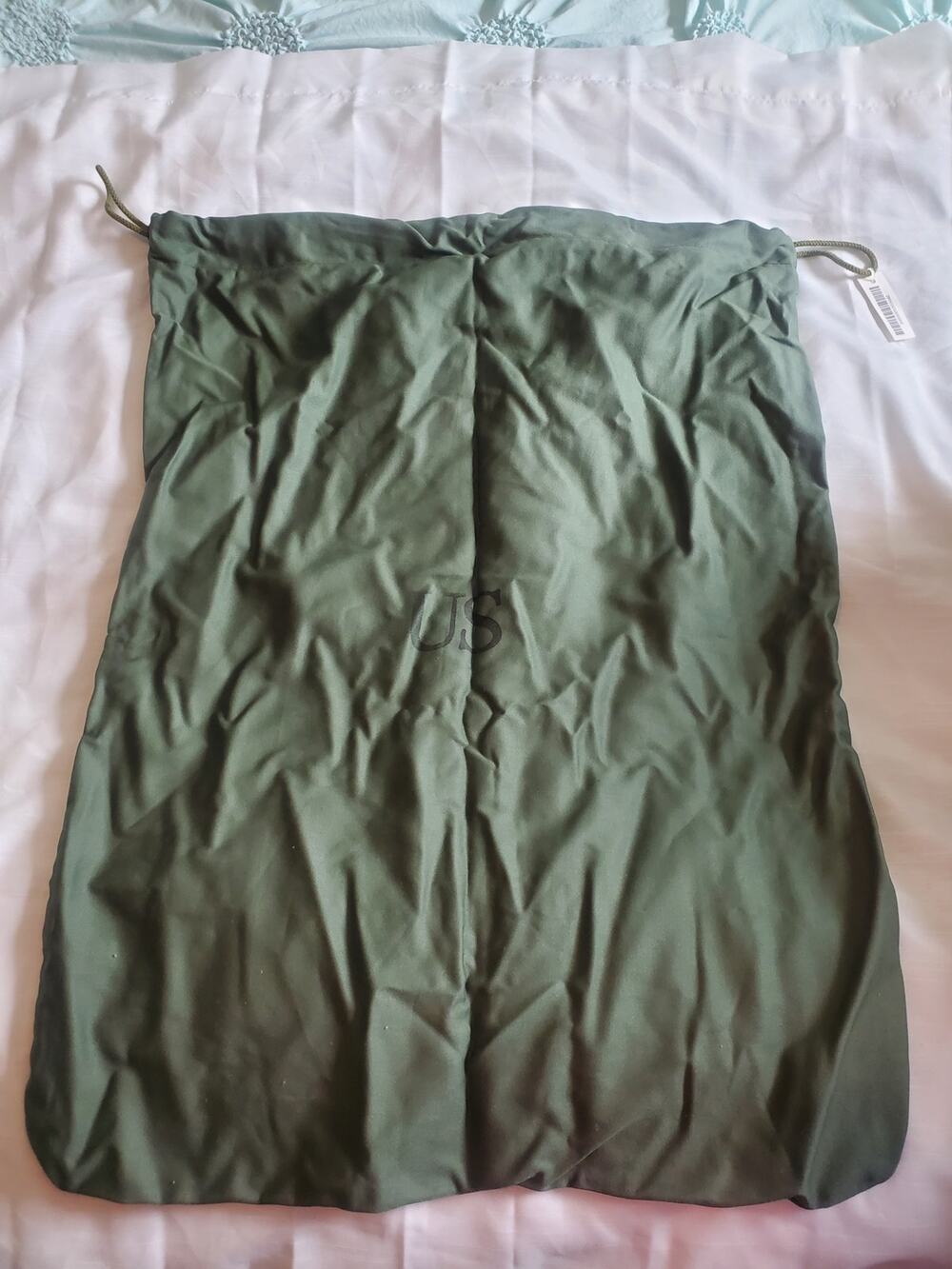 US Army BARRACKS BAG OD Green 100% Cotton Large Laundry Bag Military USGI. A13